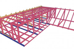 Schéma dřevostavby