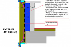 Alternativní řešení navrhované dodavatelem s ohledem na zjednodušení realizace parotěsné vrstvy