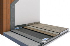 Systém s epoxidovým drenážním potěrem