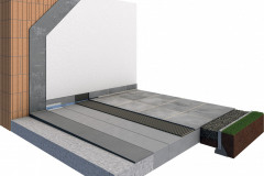 Systém s hydroizolační stěrkou PCI Seccoral 2K Rapid