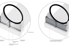 Schéma protipovodňové stěny