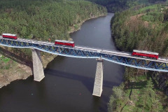 Průběh zatěžovací zkoušky lokomotivami Sergej v dubnu letošního roku