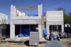 Zahájení realizace bednění stropu nad 2. NP