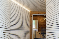 Historické domy byly adaptovány pro kancelářský provoz. Jejich interiéry mají charakter za sebou řazených komnat