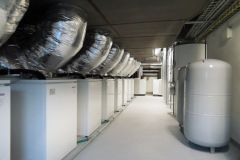 Technické zázemí chladicí a topné soustavy s rekuperací