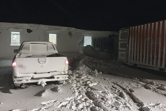 Letošní zima je mimořádná častými větry o síle nad 20 m/s i sněhovou nadílkou