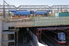 Koridor Hostivař - zátěžová zkouška nad ulicí Průběžná