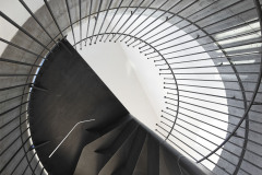 Schodiště na pobytovou část střechy