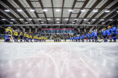 Z jedné strany je nad kluzištěm několik řad sedadel „tribuny“, nad nimi je skleněný „skybox“, určený především pro doprovod trénujících hráčů